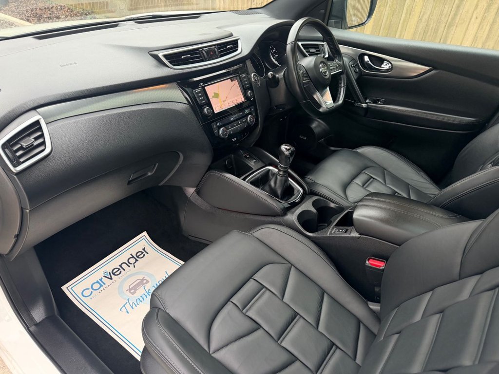 USED 2019 19 NISSAN QASHQAI 1.3 DIG-T Tekna+ SUV 5dr Petrol Manual Euro 6 (s/s) (140 ps) Roof|SatNav|H.Seats|CarPlay|360 View Camera|