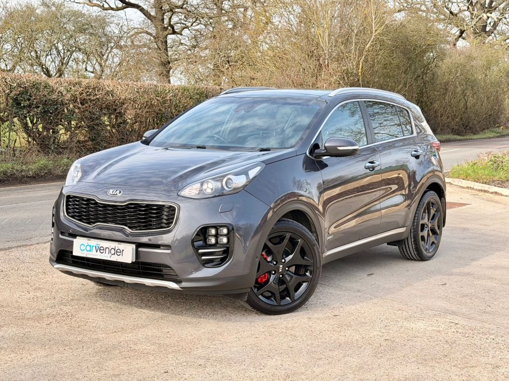 USED 2017 17 KIA SPORTAGE 1.6 T-GDi GT-Line S SUV 5dr Petrol DCT AWD Euro 6 (174 bhp) 7 Services|Roof|Camera|SatNav|R.F Sensors|Apple CarPlay/Android Auto|