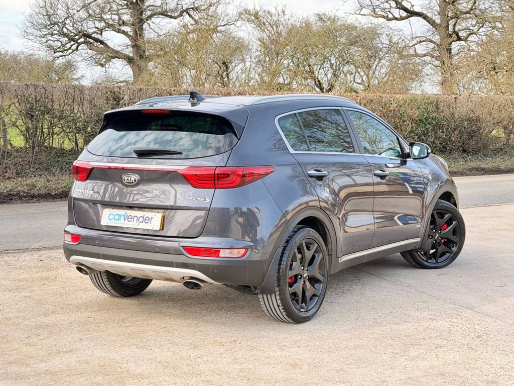 USED 2017 17 KIA SPORTAGE 1.6 T-GDi GT-Line S SUV 5dr Petrol DCT AWD Euro 6 (174 bhp) 7 Services|Roof|Camera|SatNav|R.F Sensors|Apple CarPlay/Android Auto|