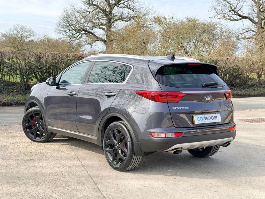 USED 2017 17 KIA SPORTAGE 1.6 T-GDi GT-Line S SUV 5dr Petrol DCT AWD Euro 6 (174 bhp) 7 Services|Roof|Camera|SatNav|R.F Sensors|Apple CarPlay/Android Auto|