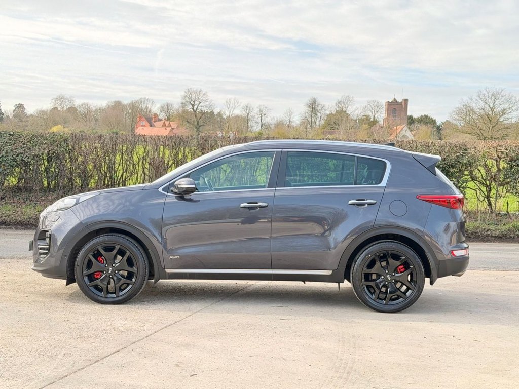 USED 2017 17 KIA SPORTAGE 1.6 T-GDi GT-Line S SUV 5dr Petrol DCT AWD Euro 6 (174 bhp) 7 Services|Roof|Camera|SatNav|R.F Sensors|Apple CarPlay/Android Auto|