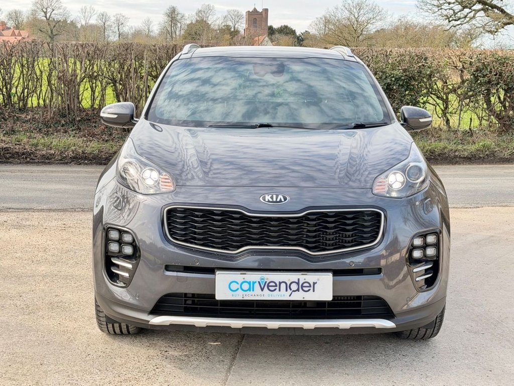 USED 2017 17 KIA SPORTAGE 1.6 T-GDi GT-Line S SUV 5dr Petrol DCT AWD Euro 6 (174 bhp) 7 Services|Roof|Camera|SatNav|R.F Sensors|Apple CarPlay/Android Auto|