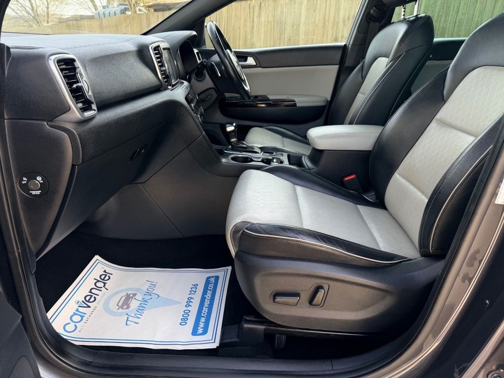 USED 2017 17 KIA SPORTAGE 1.6 T-GDi GT-Line S SUV 5dr Petrol DCT AWD Euro 6 (174 bhp) 7 Services|Roof|Camera|SatNav|R.F Sensors|Apple CarPlay/Android Auto|