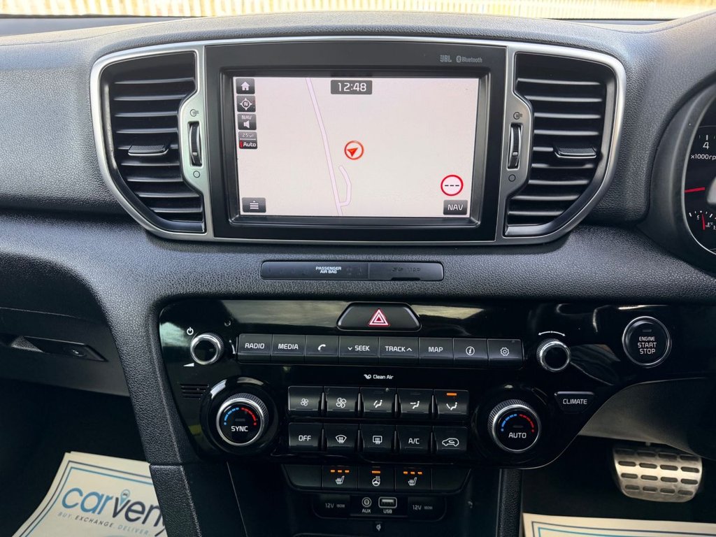 USED 2017 17 KIA SPORTAGE 1.6 T-GDi GT-Line S SUV 5dr Petrol DCT AWD Euro 6 (174 bhp) 7 Services|Roof|Camera|SatNav|R.F Sensors|Apple CarPlay/Android Auto|