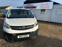 USED 2021 71 VAUXHALL VIVARO 1.5 Turbo D 2900 Dynamic Panel Van 6dr Diesel Manual L2 H1 Euro 6 (s/s) (100 ps) 59000 MILES DEALER HISTORY * QUALITY RACKING* AIR/CON