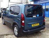 USED 2024 24 PEUGEOT RIFTER 1.5L WHEELCHAIR ACCESS WAV New Shape, 3 Seats + Wheelchair