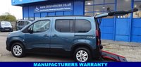 2024 PEUGEOT RIFTER 1.5L WHEELCHAIR ACCESS WAV &pound;16995.00