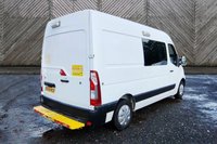 USED 2019 68 VAUXHALL MOVANO L2 H2 Crew Van with Integrated Mess Unit With Air Conditioning Cdti 130 PS. FREE 3 YEAR WARRANTY COVER ON THIS VAN  A supremely versatile and well-equipped vehicle, perfectly configured for teams requiring both substantial cargo capacity and on-the-go amenity space.  This example is in great condition and boasts a comprehensive specification for comfort and functionality. It features a robust CDTi 130 PS engine, paired with essential travel comforts including Air Conditioning and Cruise Control. Practical additions like Front Fog Lights and a Speed Limiter enhance safety and control in all conditions.  The unique interior offers flexible seating for seven crew members. The integrated mess unit, complete with a fitted Table and Microwave, provides a dedicated space for breaks and planning. Rear Heating ensures comfort throughout the cabin.  This well-maintained van has had just one owner from new. Its history is supported by three services recorded on the printout, and it comes with both sets of keys.  An outstanding, ready-to-work proposition combining space, specification, and proven history.  Discover this exceptional and highly practical Movano today.  