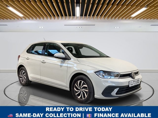 2023 73 VOLKSWAGEN POLO 1.0 TSI Life Hatchback 5dr Petrol Manual Euro 6 (s/s) (95 ps) Air Conditioning & Bluetooth