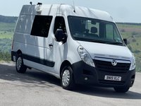 USED 2019 19 VAUXHALL MOVANO 2.3 CDTi 3500 Panel Van 5dr Diesel Manual FWD L2 H2 Euro 6 (130 ps) Camper, Diesel Heater, Aircon