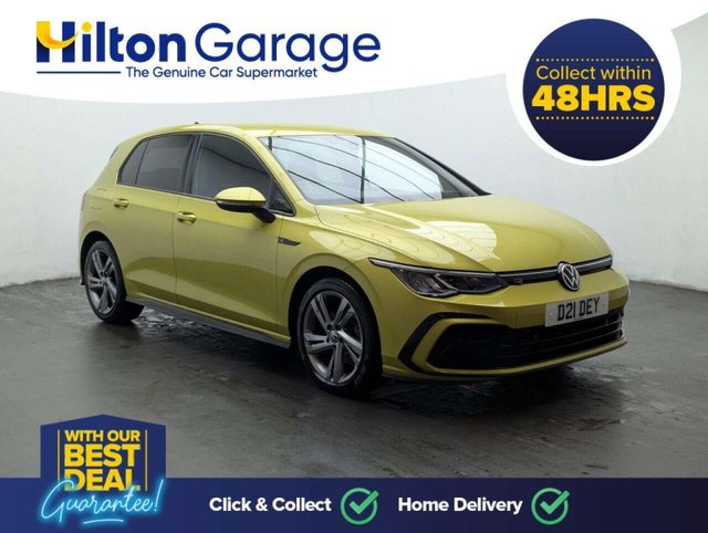 USED 2021 71 VOLKSWAGEN GOLF 1.5 eTSI MHEV R-Line Hatchback 5dr Petrol Hybrid DSG Euro 6 (s/s) (130 ps) NAVIGATION+PARKING SENSORS CLICK & COLLECT/HOME DELIVERY