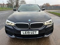 USED 2019 19 BMW 5 SERIES 2.0 520i GPF M Sport Saloon 4dr Petrol Auto Euro 6 (s/s) (184 ps) 2 OWNERS FROM NEW* 5 STAMP BMW SERVICE HISTORY* AUTOMATIC* SAT NAV* PARKING SENSORS WITH REVERSING CAMERA* CRUISE CONTROL* ELECTRIC HANDBRAKE* FULL LEATHER* HEATED SEATS* AUTO START / STOP* TRACTION CONTROL