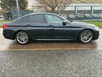 USED 2019 19 BMW 5 SERIES 2.0 520i GPF M Sport Saloon 4dr Petrol Auto Euro 6 (s/s) (184 ps) 2 OWNERS FROM NEW* 5 STAMP BMW SERVICE HISTORY* AUTOMATIC* SAT NAV* PARKING SENSORS WITH REVERSING CAMERA* CRUISE CONTROL* ELECTRIC HANDBRAKE* FULL LEATHER* HEATED SEATS* AUTO START / STOP* TRACTION CONTROL