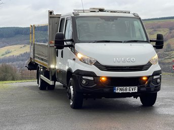 2019 IVECO DAILY 65C18D XLWB Beavertail Double Cab &pound;13499.00