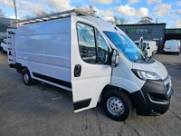 USED 2022 22 PEUGEOT BOXER White 2.2 BlueHDi Euro 6 panel van, 37,600 miles, ULEZ compliant, 6-speed manual, Bluetooth, Cruise Control, DAB Radio. Final price plus VAT @ 20%! The Peugeot Boxer 2.2 BlueHDi 335 S L3 H2 Euro 6 (s/s) 5dr is a reliable and efficient commercial vehicle that boasts a 2.2L Diesel Engine, meeting the stringent Euro 6 emission standards. This 2022 model has had only one owner and has been well-maintained, with a full service history that includes a recent service at 22,229 miles in September 2025. The vehicle's low mileage of 37,600 miles for its age is a testament to its careful use and upkeep. Additionally, the Boxer comes with a 3-month war