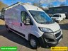 USED 2022 22 PEUGEOT BOXER White 2.2 BlueHDi Euro 6 panel van, 37,600 miles, ULEZ compliant, 6-speed manual, Bluetooth, Cruise Control, DAB Radio. Final price plus VAT @ 20%! The Peugeot Boxer 2.2 BlueHDi 335 S L3 H2 Euro 6 (s/s) 5dr is a reliable and efficient commercial vehicle that boasts a 2.2L Diesel Engine, meeting the stringent Euro 6 emission standards. This 2022 model has had only one owner and has been well-maintained, with a full service history that includes a recent service at 22,229 miles in September 2025. The vehicle's low mileage of 37,600 miles for its age is a testament to its careful use and upkeep. Additionally, the Boxer comes with a 3-month war