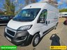 USED 2022 22 PEUGEOT BOXER White 2.2 BlueHDi Euro 6 panel van, 37,600 miles, ULEZ compliant, 6-speed manual, Bluetooth, Cruise Control, DAB Radio. Final price plus VAT @ 20%! The Peugeot Boxer 2.2 BlueHDi 335 S L3 H2 Euro 6 (s/s) 5dr is a reliable and efficient commercial vehicle that boasts a 2.2L Diesel Engine, meeting the stringent Euro 6 emission standards. This 2022 model has had only one owner and has been well-maintained, with a full service history that includes a recent service at 22,229 miles in September 2025. The vehicle's low mileage of 37,600 miles for its age is a testament to its careful use and upkeep. Additionally, the Boxer comes with a 3-month war