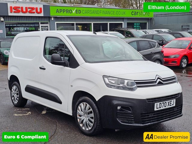 2025 Citroen Berlingo White 1.5 BlueHDi Euro 6 panel, 47,750 miles, ULEZ compliant, 5-Speed manual, A/C, Bluetooth, DAB, cruise, rear sensors. Final price plus VAT @ 20%! photo