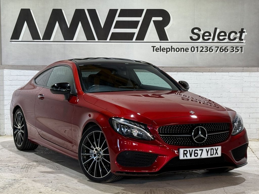USED 2017 67 MERCEDES-BENZ C-CLASS 2.1 C220d AMG Line (Premium) Coupe 2dr Diesel G-Tronic+ Euro 6 (s/s) (170 ps) 