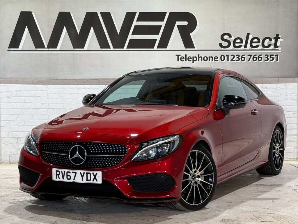 USED 2017 67 MERCEDES-BENZ C-CLASS 2.1 C220d AMG Line (Premium) Coupe 2dr Diesel G-Tronic+ Euro 6 (s/s) (170 ps) 