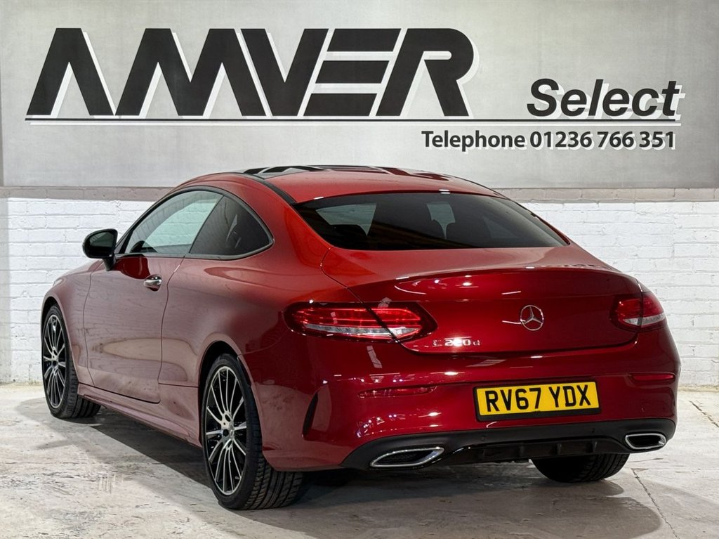 USED 2017 67 MERCEDES-BENZ C-CLASS 2.1 C220d AMG Line (Premium) Coupe 2dr Diesel G-Tronic+ Euro 6 (s/s) (170 ps) 