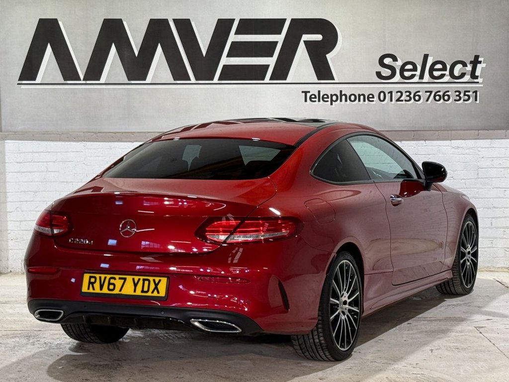 USED 2017 67 MERCEDES-BENZ C-CLASS 2.1 C220d AMG Line (Premium) Coupe 2dr Diesel G-Tronic+ Euro 6 (s/s) (170 ps) 
