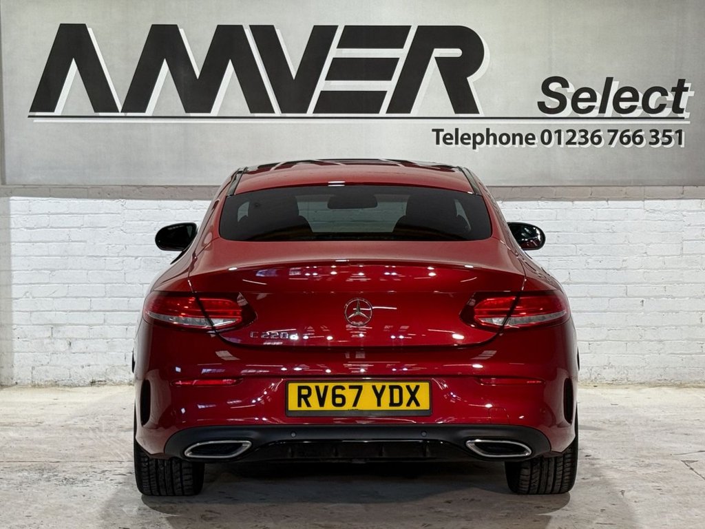 USED 2017 67 MERCEDES-BENZ C-CLASS 2.1 C220d AMG Line (Premium) Coupe 2dr Diesel G-Tronic+ Euro 6 (s/s) (170 ps) 