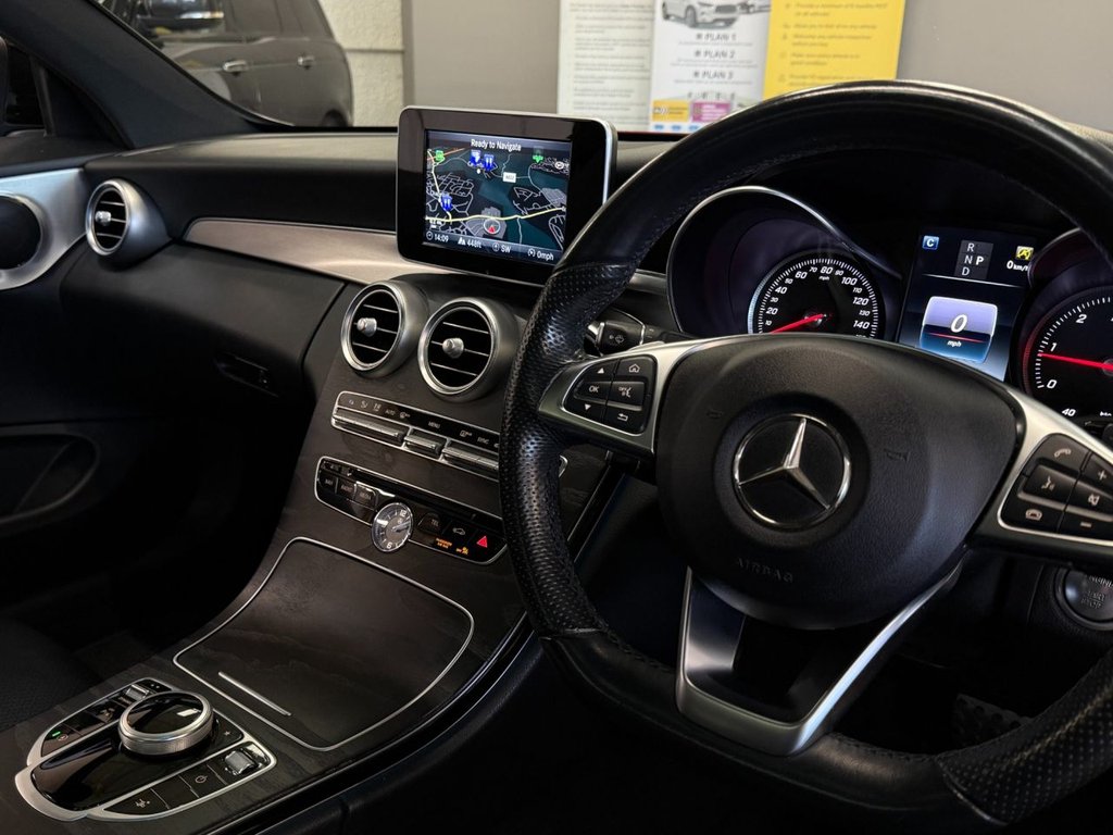 USED 2017 67 MERCEDES-BENZ C-CLASS 2.1 C220d AMG Line (Premium) Coupe 2dr Diesel G-Tronic+ Euro 6 (s/s) (170 ps) 