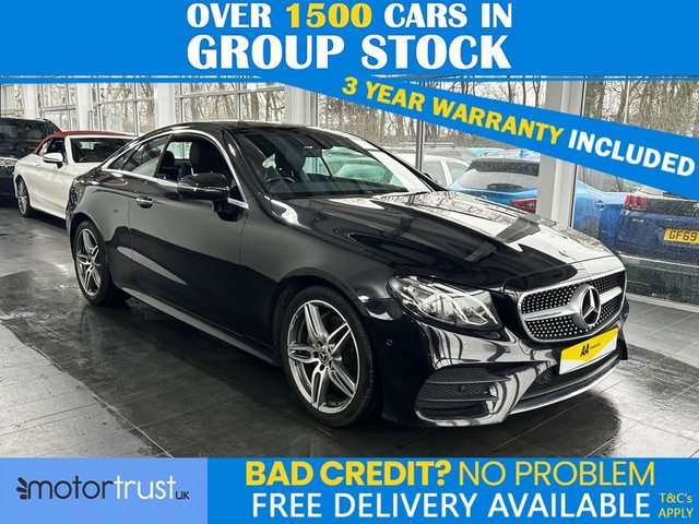 View our Mercedes-Benz E-Class 2.0 E220d AMG Line (Premium) Coupe 2dr Diesel G-Tronic+ Euro 6 (s/s) (194 ps) 2 FORMER OWNERS! 