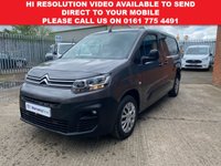 USED 2020 70 CITROEN BERLINGO 1.5 BlueHDi 950 XL LWB Euro 6 (100 BHP) IN MET GREY CLEAN VAN 6 MONTHS WARRANTY, FULL MOT, JUST SERVICED