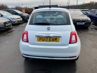 USED 2017 17 FIAT 500 1.2 Petrol, Lounge Edition, Hatchback, 3 Door, Manual, Euro 6. FULL 12 MONTH MOT WITH EVERY CAR
