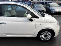 USED 2017 17 FIAT 500 1.2 Petrol, Lounge Edition, Hatchback, 3 Door, Manual, Euro 6. FULL 12 MONTH MOT WITH EVERY CAR