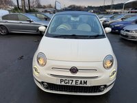 USED 2017 17 FIAT 500 1.2 Petrol, Lounge Edition, Hatchback, 3 Door, Manual, Euro 6. FULL 12 MONTH MOT WITH EVERY CAR