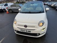 USED 2017 17 FIAT 500 1.2 Petrol, Lounge Edition, Hatchback, 3 Door, Manual, Euro 6. FULL 12 MONTH MOT WITH EVERY CAR