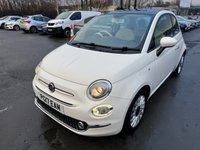 USED 2017 17 FIAT 500 1.2 Petrol, Lounge Edition, Hatchback, 3 Door, Manual, Euro 6. FULL 12 MONTH MOT WITH EVERY CAR