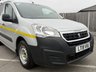 USED 2019 19 PEUGEOT PARTNER 1.6 BlueHDi 854 SE Panel Van 5dr Diesel Manual L1 (112 g/km, 97.64 bhp) This 2019 Peugeot Partner presents an exceptional ownership proposition with its remarkably low mileage of just 40,896 miles, a testament to its careful use by its single owner.  This SE L1 5dr model, powered by a 1.6L BlueHDi diesel engine producing 98 bhp, is a Euro 6 compliant vehicle, ensuring it meets modern emissions standards.  Its efficient design is further highlighted by an impressive fuel economy of up to 66 mpg, making it a cost effective choice for everyday use.