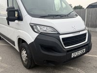USED 2023 23 PEUGEOT BOXER 2.2 BlueHDi 335 Professional Premium + Panel Van 5dr Diesel Manual L3 H2 Euro 6 (s/s) (140 ps) This 2023 Peugeot Boxer 2.2 BlueHDi 335 Professional Premium + L3 H2 Euro 6 (s/s) 5dr is a superb example of a modern commercial vehicle.  Powered by an efficient 2.2 litre BlueHDi diesel engine, this Euro 6 compliant model offers a robust and reliable performance for any professional need.  The Professional Premium + trim level ensures you benefit from a well equipped cabin designed for comfort and practicality during long working days.