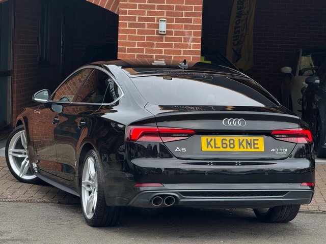 2019 AUDI A5 2019 2.0 TDI 40 S line Sportback S Tronic quattro Euro 6 (s/s) 5dr - Photo 3