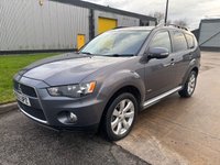 USED 2012 62 MITSUBISHI OUTLANDER 2.2 DI-D GX3 SUV 5dr Diesel Manual 4WD Euro 5 (174 ps) FULL LEATHER INTERIOR