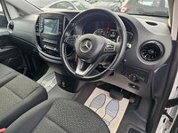 USED 2021 71 MERCEDES-BENZ VITO White 2.0 116 CDI Progressive Euro 6 , 64,450 miles, Automatic, Bluetooth, Sat nav, Cruise, rear sensors, reverse camera. Final price plus VAT @ 20%! This 2021 Mercedes-Benz Vito 116 CDI Progressive offers exceptional provenance, boasting a full service history with its last service completed on 03 July 2025 at 59,937 miles, and it has had only one owner from new. This L3 Euro 6 compliant, rear-wheel drive model features a powerful 2.0 litre diesel engine producing 161 bhp, paired with a smooth G-Tronic automatic transmission. The Progressive trim level ensures a comfortable and connected driving experience, enhanced by the Audio 30 system wh