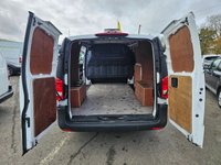 USED 2021 71 MERCEDES-BENZ VITO White 2.0 116 CDI Progressive Euro 6 , 64,450 miles, Automatic, Bluetooth, Sat nav, Cruise, rear sensors, reverse camera. Final price plus VAT @ 20%! This 2021 Mercedes-Benz Vito 116 CDI Progressive offers exceptional provenance, boasting a full service history with its last service completed on 03 July 2025 at 59,937 miles, and it has had only one owner from new. This L3 Euro 6 compliant, rear-wheel drive model features a powerful 2.0 litre diesel engine producing 161 bhp, paired with a smooth G-Tronic automatic transmission. The Progressive trim level ensures a comfortable and connected driving experience, enhanced by the Audio 30 system wh