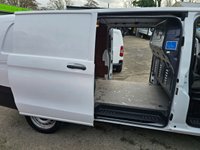 USED 2021 71 MERCEDES-BENZ VITO White 2.0 116 CDI Progressive Euro 6 , 64,450 miles, Automatic, Bluetooth, Sat nav, Cruise, rear sensors, reverse camera. Final price plus VAT @ 20%! This 2021 Mercedes-Benz Vito 116 CDI Progressive offers exceptional provenance, boasting a full service history with its last service completed on 03 July 2025 at 59,937 miles, and it has had only one owner from new. This L3 Euro 6 compliant, rear-wheel drive model features a powerful 2.0 litre diesel engine producing 161 bhp, paired with a smooth G-Tronic automatic transmission. The Progressive trim level ensures a comfortable and connected driving experience, enhanced by the Audio 30 system wh