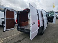 USED 2021 71 MERCEDES-BENZ VITO White 2.0 116 CDI Progressive Euro 6 , 64,450 miles, Automatic, Bluetooth, Sat nav, Cruise, rear sensors, reverse camera. Final price plus VAT @ 20%! This 2021 Mercedes-Benz Vito 116 CDI Progressive offers exceptional provenance, boasting a full service history with its last service completed on 03 July 2025 at 59,937 miles, and it has had only one owner from new. This L3 Euro 6 compliant, rear-wheel drive model features a powerful 2.0 litre diesel engine producing 161 bhp, paired with a smooth G-Tronic automatic transmission. The Progressive trim level ensures a comfortable and connected driving experience, enhanced by the Audio 30 system wh