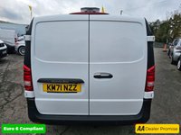 USED 2021 71 MERCEDES-BENZ VITO White 2.0 116 CDI Progressive Euro 6 , 64,450 miles, Automatic, Bluetooth, Sat nav, Cruise, rear sensors, reverse camera. Final price plus VAT @ 20%! This 2021 Mercedes-Benz Vito 116 CDI Progressive offers exceptional provenance, boasting a full service history with its last service completed on 03 July 2025 at 59,937 miles, and it has had only one owner from new. This L3 Euro 6 compliant, rear-wheel drive model features a powerful 2.0 litre diesel engine producing 161 bhp, paired with a smooth G-Tronic automatic transmission. The Progressive trim level ensures a comfortable and connected driving experience, enhanced by the Audio 30 system wh