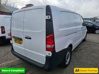 USED 2021 71 MERCEDES-BENZ VITO White 2.0 116 CDI Progressive Euro 6 , 64,450 miles, Automatic, Bluetooth, Sat nav, Cruise, rear sensors, reverse camera. Final price plus VAT @ 20%! This 2021 Mercedes-Benz Vito 116 CDI Progressive offers exceptional provenance, boasting a full service history with its last service completed on 03 July 2025 at 59,937 miles, and it has had only one owner from new. This L3 Euro 6 compliant, rear-wheel drive model features a powerful 2.0 litre diesel engine producing 161 bhp, paired with a smooth G-Tronic automatic transmission. The Progressive trim level ensures a comfortable and connected driving experience, enhanced by the Audio 30 system wh