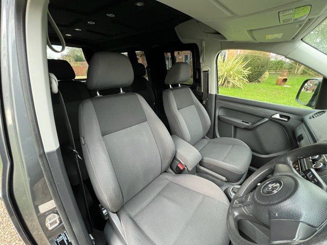 2014 VOLKSWAGEN CADDY MAXI LIFE 1.6 TDI CR MPV 5dr Diesel DSG Automatic Euro 5 Day Van - Photo 10