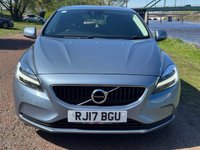 USED 2017 17 VOLVO V40 2.0 D2 Momentum Nav Plus Hatchback 5dr Diesel Manual Euro 6 (s/s) (120 ps) **MUSSEL BLUE**CRUISE CONTROL**BLUETOOTH AUDIO**