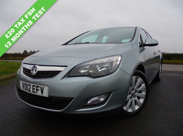 2012 VAUXHALL ASTRA