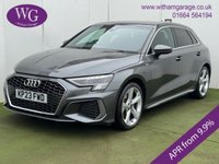 USED 2023 23 AUDI A3 1.5 TFSI 35 S line Sportback 5dr Petrol S Tronic Euro 6 (s/s) (150 ps) 