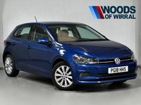 USED 2018 18 VOLKSWAGEN POLO 1.0 SE Hatchback 5dr Petrol Manual Euro 6 (s/s) (65 ps) 